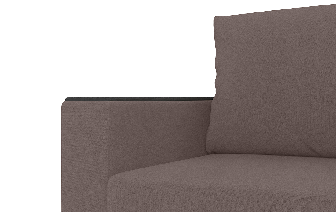 Гермес / Диван - кровать 3-х мест велюр конго браун